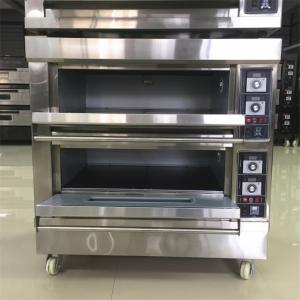  Mini Electric 304 Stainless Steel Baking Oven 400C 2 Deck 4 Tray Oven Manufactures