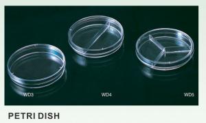  Plastic Sterile Disposable Petri Dishes 90mm , Round Shape Disposable Petri Plates Manufactures