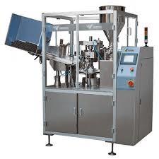  Cosmetic Industry Tube Filling Sealing Machine For 210mm Tube Length NF-80A Manufactures