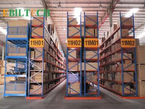  ISO Warehouse  VNA Racking System Flour Selective Customized Printing Galvanized Storage Manufactures