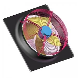  3 Phase 900mm Compact Axial Flow Fan 380V For AC Rooftop Units Manufactures