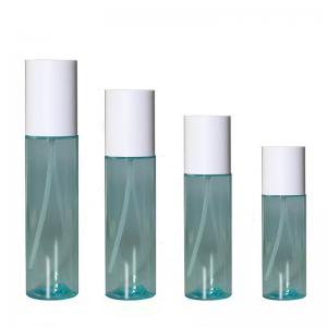  Light Blue Refillable Plastic Pump Bottle Lotion 80ml 100ml 120ml 150ml Manufactures