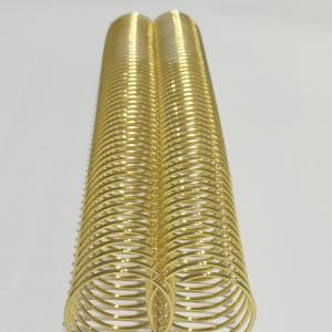  48 Loops Single Spiral Metal Coil Binding 0.25 - 2'' For Notebook Manufactures