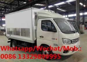  HOT SALE!FOTON 4*2 LHD gasoline mini day old chick transported van truck, Good price smallest baby chicks van car Manufactures