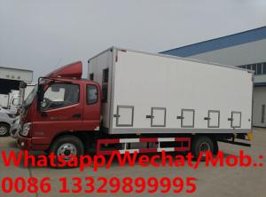  Customized FOTON AUMARK 4*2 LHD 5.1m length 35,000 day old chick transported truck for sale,baby birds van truck Manufactures