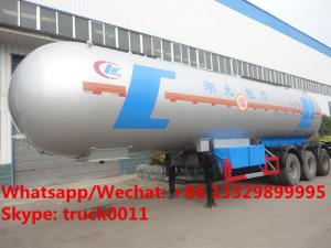  HOT SALE! cheaper new Biggest 61.9cbm propane gas tanker semitrailer for sale, road transported lpg gas tanker for sale Manufactures