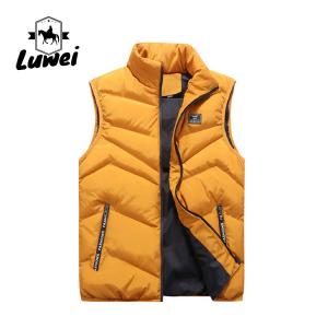  Winter Classic Plus Size Top Clothes Zipper Thick Utility Sleeveless Warm Cotton-padded Waistcoat Men Vest Manufactures