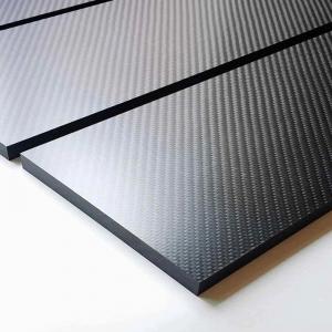  High Hardness Board Material Twill Carbon Fiber Plate Sheet with Bright Glossy Surface Manufactures