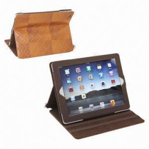  Portable Leather Case with Holder and Credit Card Slot, for iPad 3/2 Manufactures
