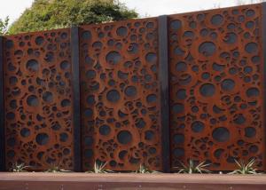  Rusty Finish Large Outdoor Metal Wall Sculpture OEM / ODM Acceptable Manufactures