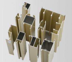  Powder Painted / Anodized Aluminum Extrusion Profiles For Side Hung Doors Manufactures