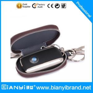  Promotional Custom leather key holder/car key bag Manufactures