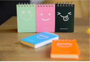  wholesale customize mini sticky spiral note pad with hard cover Manufactures