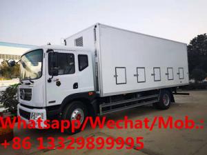  Dongfeng D9 180hp Euro 4 5.8m day old chick transported truck for Phillipines, 40,000 baby birds transported van vehicle Manufactures