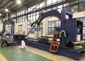  LLDPE film Wire Coil Wrapping Machine For Alloy Strip Aluminum Wire Manufactures