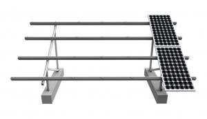  Durable Solar Panel Flat Roof Mounting Kits , Rapid Installation Photovoltaic Mounting System Manufactures