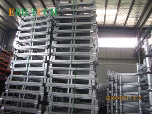 Foldable Stackable Steel Pallets , 4 Way Entry  Warehouse Stacking Equipment Manufactures