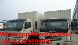  Hot Selling customized  Dongfeng New 6-7T RHD 4x2 Van Box Cargo Truck for TANZANIA, good price cargo van truck for sale Manufactures