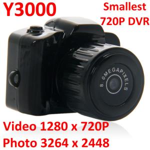  Y3000 8MP Thumb 720P Mini DVR Camera Smallest Outdoor Sports Spy Video Recorder PC Webcam Manufactures