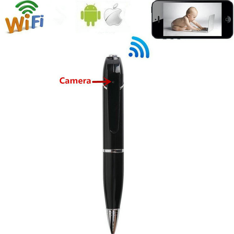 720P HD WIFI P2P Pen Spy Hidden Camera Covert Video Streaming Recorder Home Security Nanny Camera Remote Baby Monitor