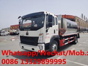  Customized SINO TRUK HOWO LHD 160hp diesel 10cbm asphalt distributing vehicle for sale, HOWO bitumen distributing vehic Manufactures