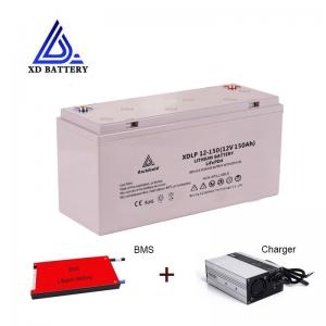  9000 Cycle 12v 150ah Solar Energy Storage Batteries For Electric Boats Folklift Manufactures
