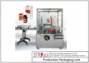  Intelligent Bottle Cartoning Machine / Carton Box Packing Machine Speed Up To 120 BPM Manufactures