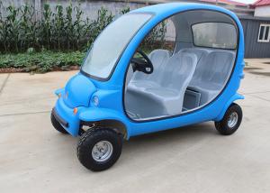  Blue Electric Sightseeing Car 4 Wheels For Renting 2250*1220*1550mm 7 Km/H Max Manufactures