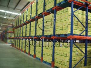  High Density Pallet Storage Drive In Pallet Racking Corrosion Protection Manufactures