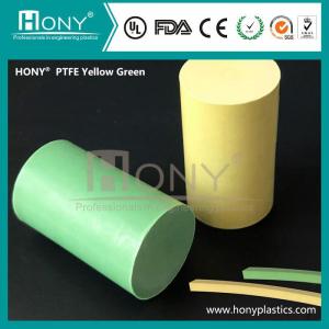  HONYYellow PTFE Rod PTFE bar Green PTFE bar Manufactures