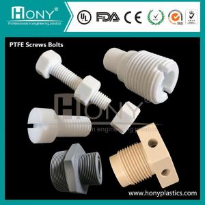  HONYPlastic Screws and Bolts PTFE/PVDF/PPS/PEEK/POM screw and fasteners Manufactures