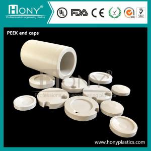  HONYPEEK end caps polyetheretherketone parts Manufactures