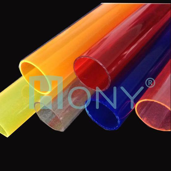 China HONYColorful Acrylic/PMMA round tube/pipe