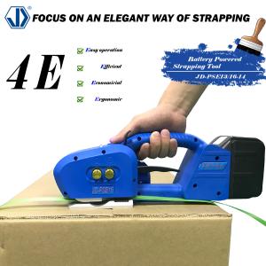  6000mAh Battery Powered Packing Tool Strapping Machine for PP Pet Straps Manufactures