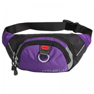  MingLu Nylon Sports Waterproof Waist Bag Running Waist Pack Wear Resistance Manufactures