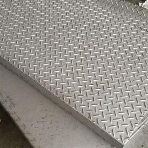  Hot Rolled 304 Stainless Steel Embossed Sheets 1500 * 6000mm 10mm Antiskid Manufactures