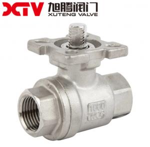 China Acid Resistant 2PC Mounted Ball Valve Q11F-1000WOG Customizable for Media Applications on sale