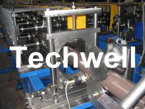  3 Phase 50Hz Round Downspout Roll Forming Machine for Rainwater Downpipe TW-DP100 Manufactures