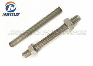 China 316 Stainless Steel Stud Bolts Double End Metric Threaded Rod For Industrial on sale
