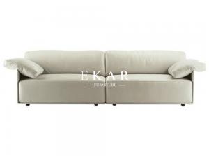  Italy Fashion Design Genuine Leather Corner Sofa Set Manufactures