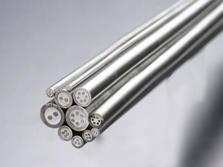 Quality Type K 4 Core diameter 7.2MM Mineral Insulated Thermocouple Cable , Mineral Insulated Heating Cable for sale