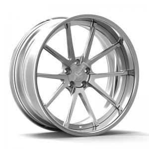 China Polished 2 Piece Forged Wheels Rims Mercedes Benz GLC 20inch Deep Dish Concave on sale