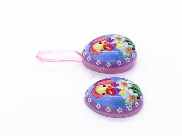 Quality Small Easter Egg Chocolate Candy Metal Tin can With Bunny Ears ISO9001 Approval for sale