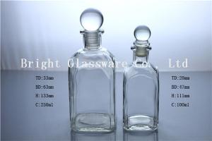  Empty Reed Diffuser Glass Bottle, clear perfume glass bottle Manufactures