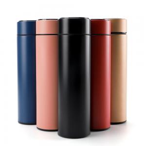  500ml Vacuum Insulated Travel Mug Temperature Display Thermos Cup Travel Bottle Smart Vacuum Flask Manufactures