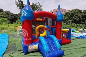  Inflatable Bounce House Double Slide Kids Birthday Party Bouncy Castle Bouncer Combo Manufactures