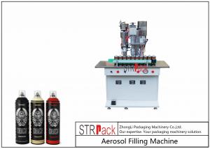  Semi Automatic Aerosol Spray Paint Filling Machine For Air Freshener / Refrigerant Manufactures