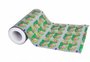 China Printed Plastic Film Roll For Food Packaging/Laminating Food Grade Film Roll on sale