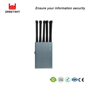  UMTS WCDMA Bluetooth Signal Jammer 8000mAH 10w 5G LTE Wifi 40m Manufactures