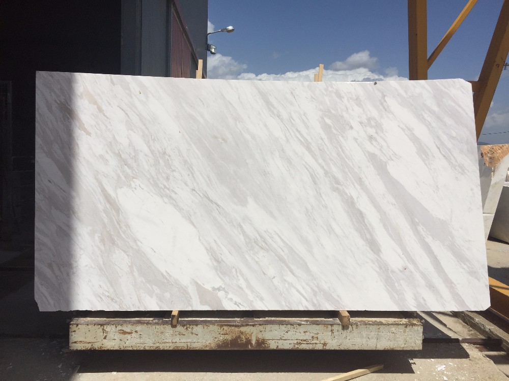 Wholesale Best price wall tile white volakas marble slab